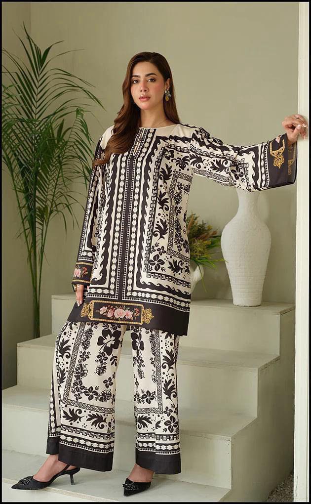 Shamoze Silk Digital Print 3Pcs Dress