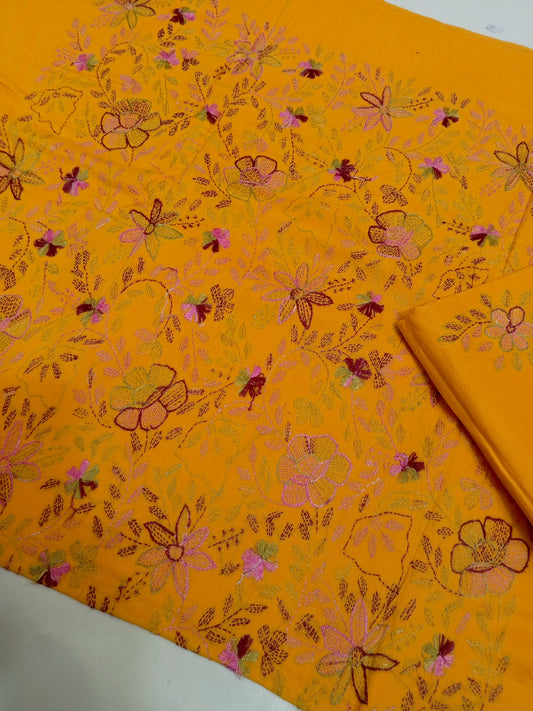 Kacha Tanka Lawn Mango Yellow