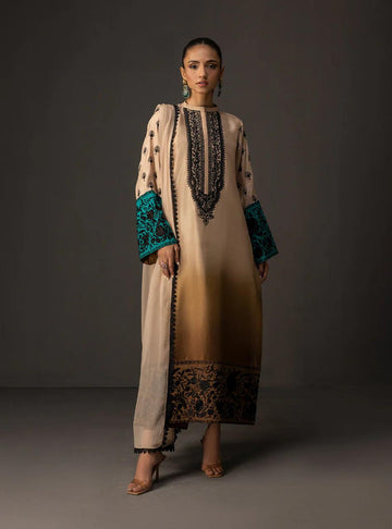Shamoze Silk Digital Print 3Pcs Dress