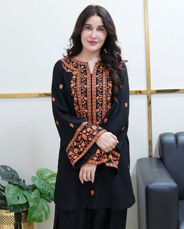 Soft Cotton Embroided Gala Border 3Pcs Dress