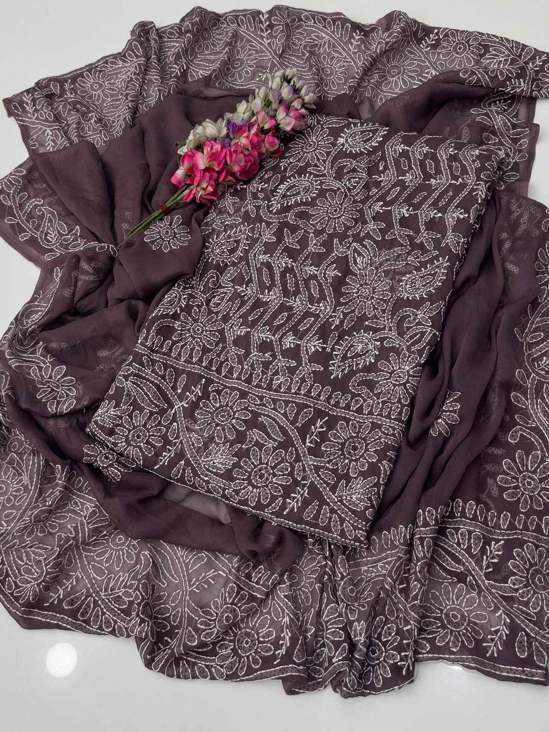 Soft Chiffon Chikenkariđź‘—