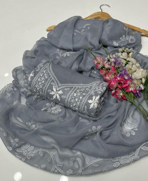 Luxury Chiffon Shadow Mirror Dress