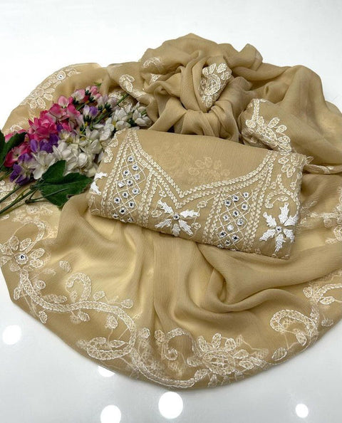 Luxury Chiffon Shadow Mirror Dress