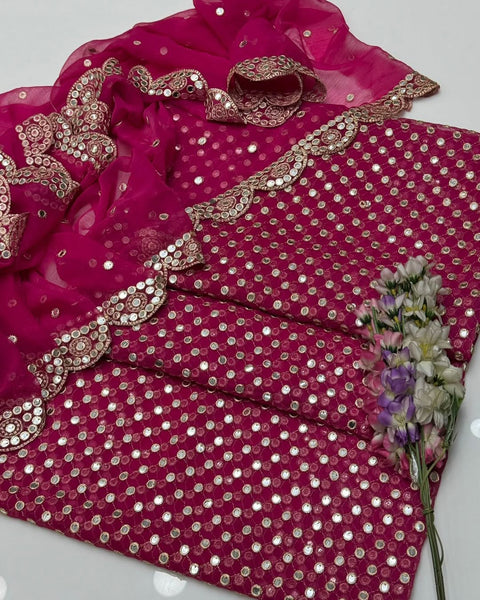 Heavy Sheesha Plastic Paani Work