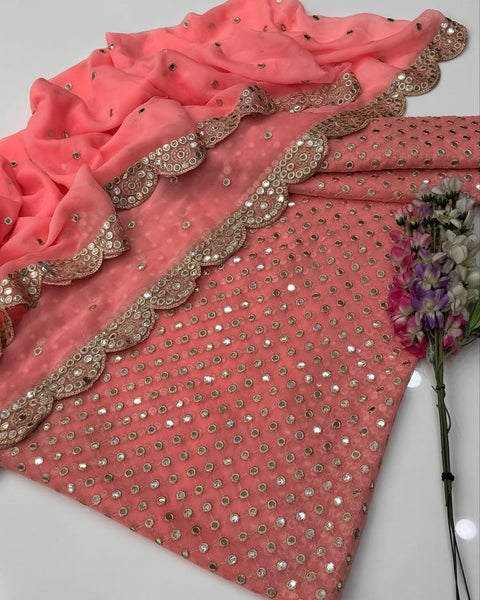 Heavy Sheesha Plastic Paani Work