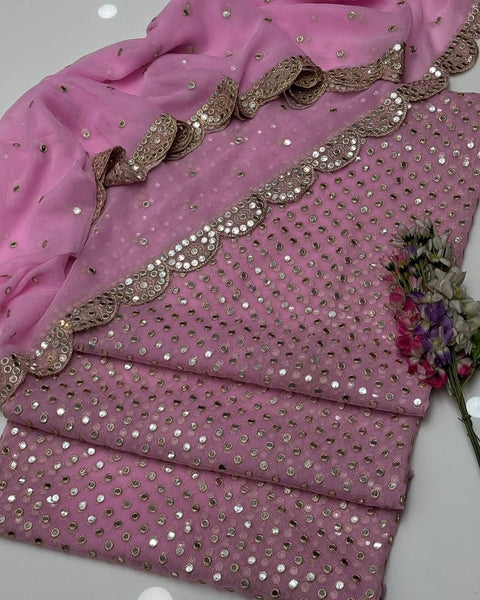 Heavy Sheesha Plastic Paani Work