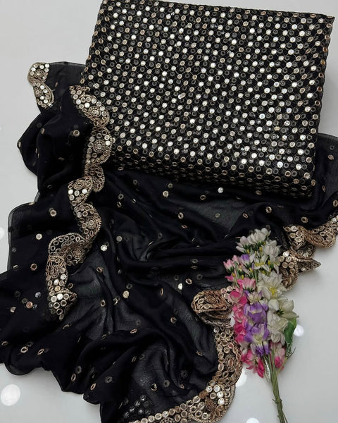 Heavy Sheesha Plastic Paani Work