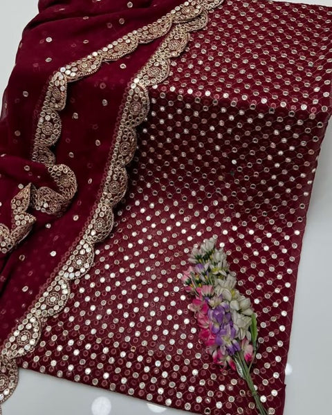 Heavy Sheesha Plastic Paani Work