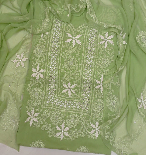 Luxury Chiffon Shadow Mirror Dress