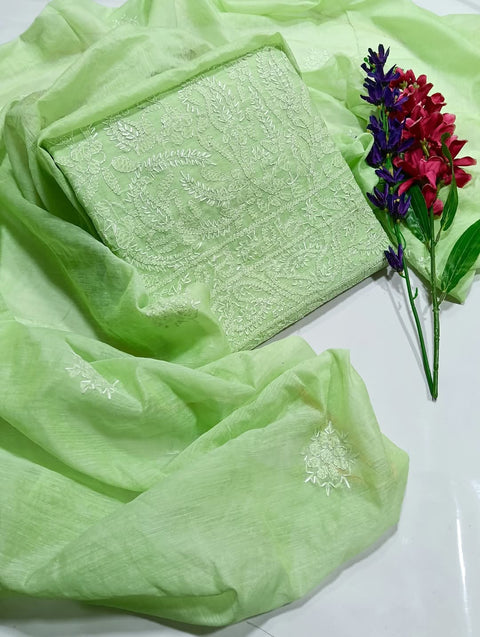 Paper cotton chicken Kari Shirt Dupptta -