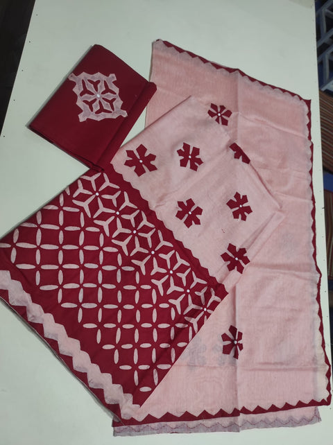 Applic Work Paper Cotton - pink