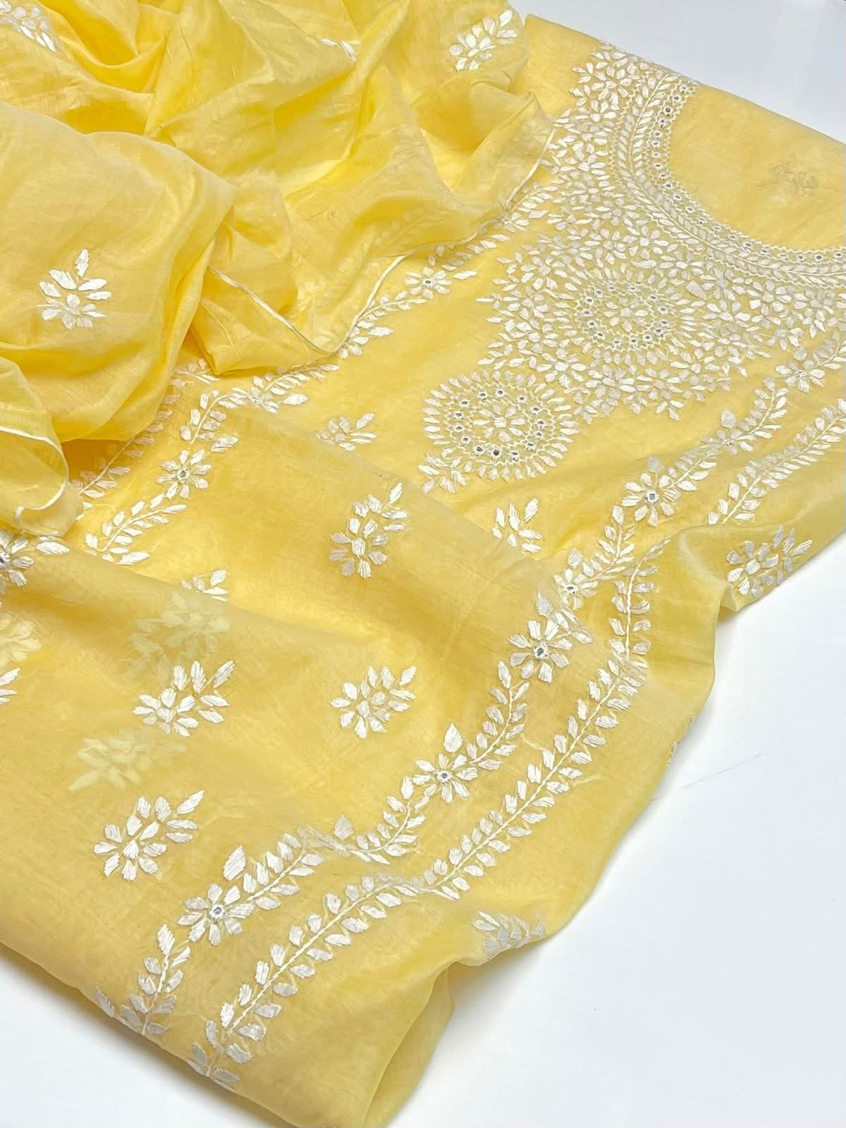 Paper Cotton pakka mirror work