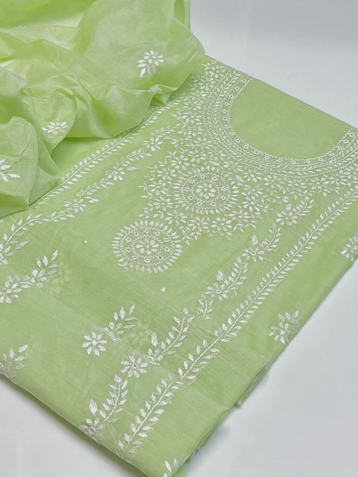 Paper Cotton pakka mirror work