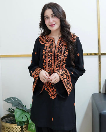 Soft Cotton Embroided Gala Border 3Pcs Dress