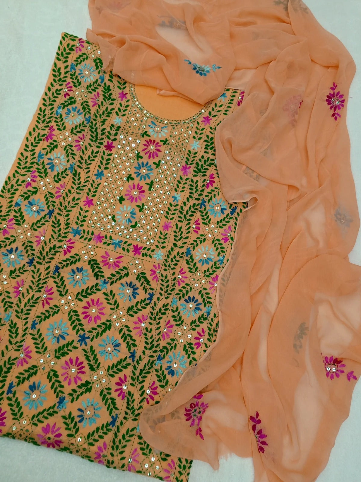 Luxury Phulkari Lawn Suits